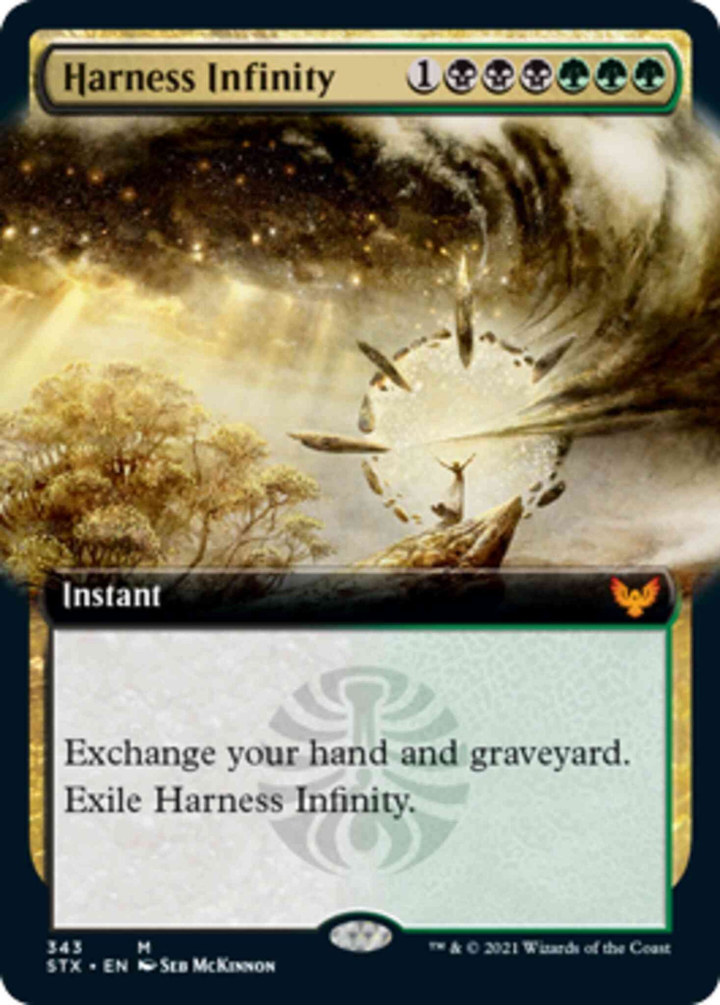 Harness Infinity [343] [Extended Art] [Strixhaven: School of Mages] [Non-Foil]