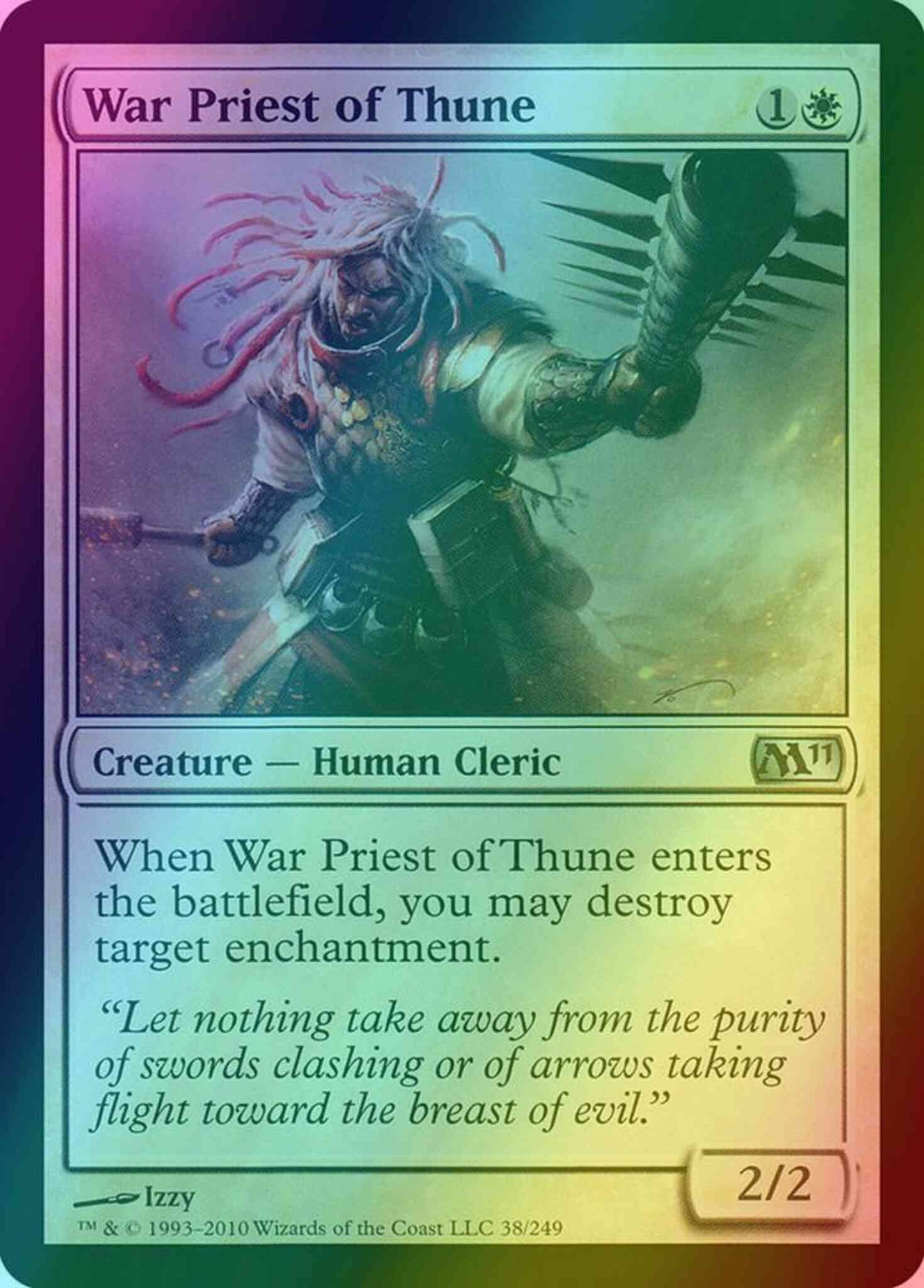 War Priest of Thune [38] [Magic 2011] [Foil]