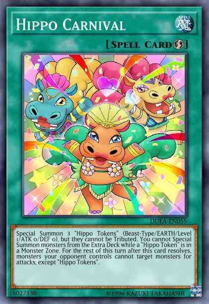Hippo Carnival - SP15-EN040 - Shatterfoil Rare - 1st Edition