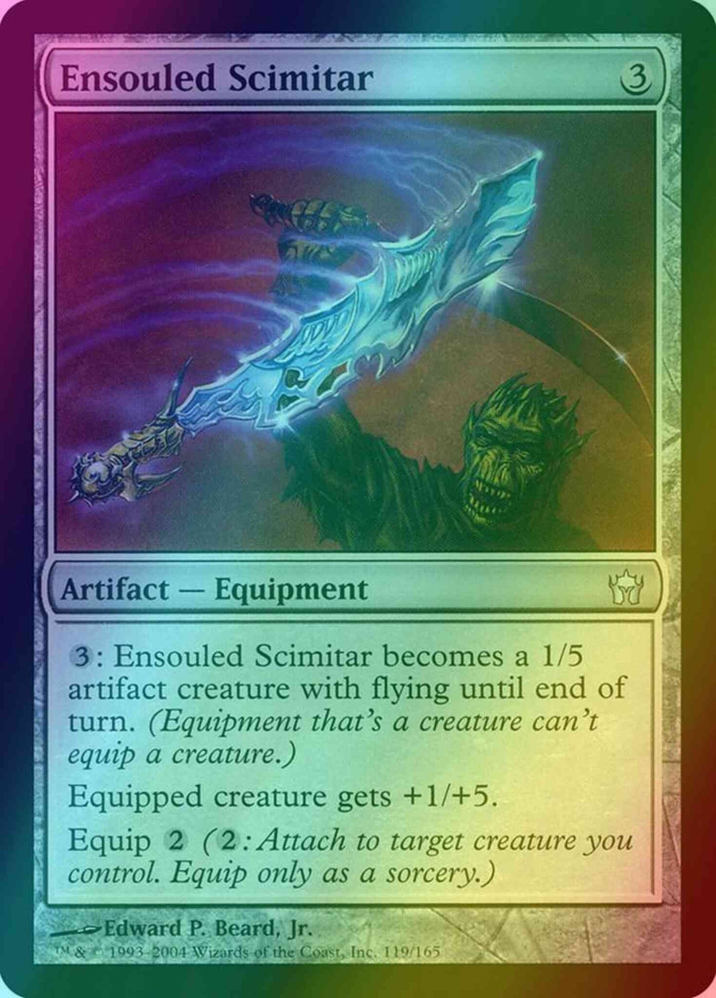 Ensouled Scimitar [119] [Fifth Dawn] [Foil]