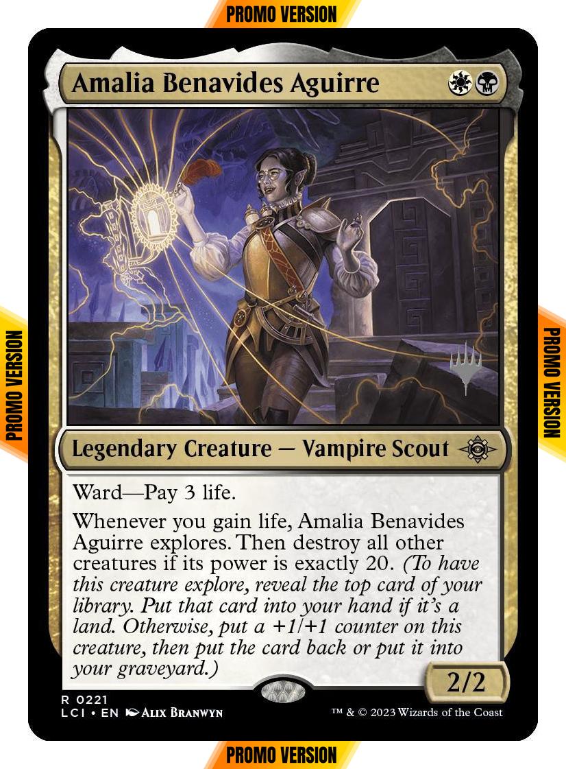 Amalia Benavides Aguirre [221p] [Promo Pack] [The Lost Caverns of Ixalan: Promos] [Non-Foil]