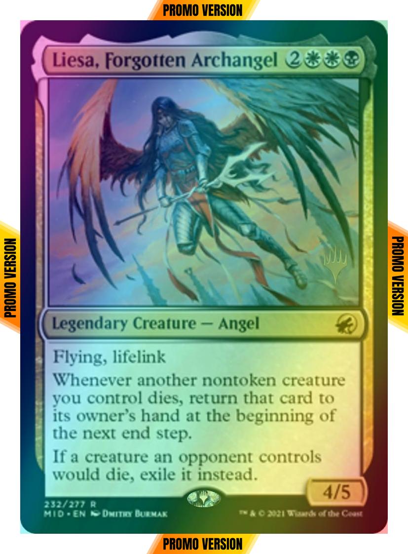 Liesa, Forgotten Archangel [Promo Pack] [232p] [Innistrad: Midnight Hunt Promos] [Foil]