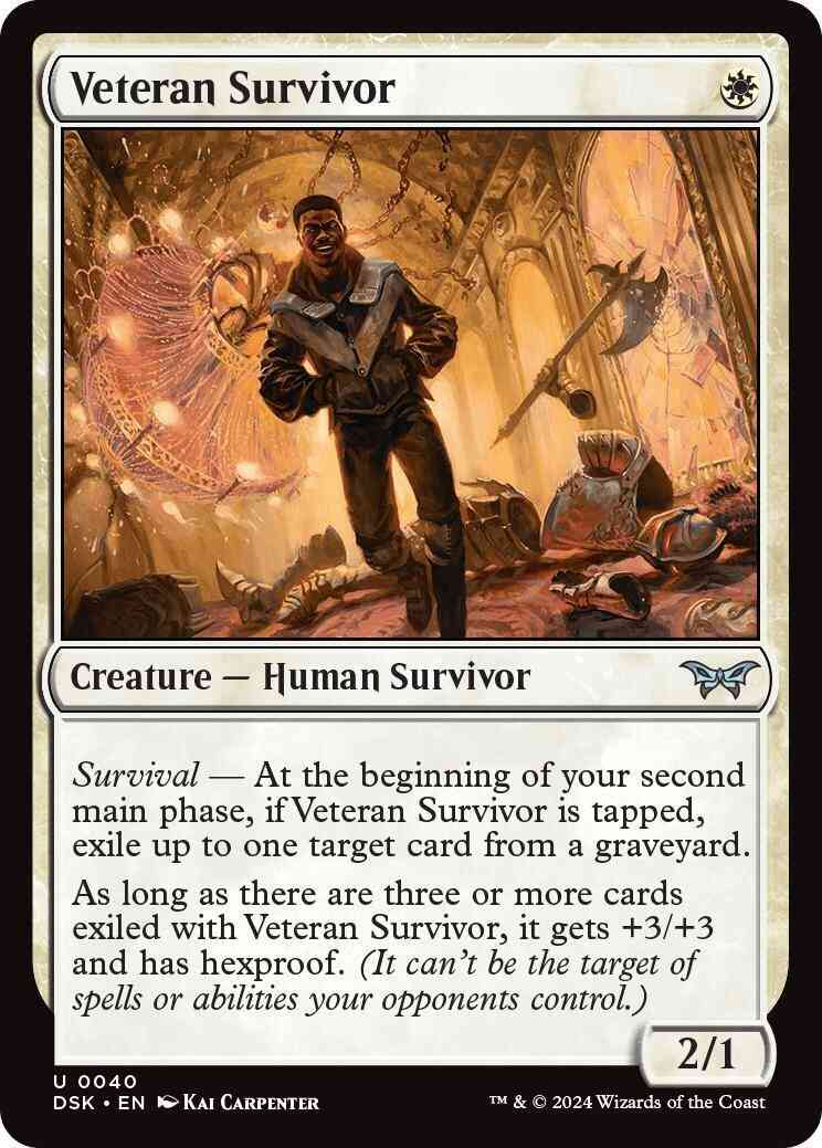 Veteran Survivor [40] [Duskmourn: House of Horror] [Non-Foil]