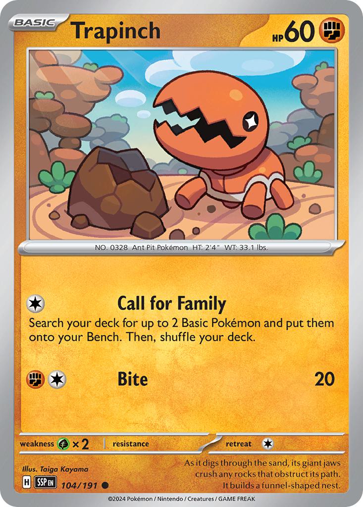 Trapinch - 104/191 - Common [sv08-104] [Non-Holo]