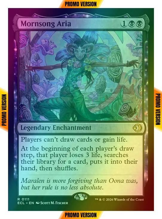 Mornsong Aria [111p] [Promo Pack] [Lorwyn Eclipsed: Promos] [Foil]