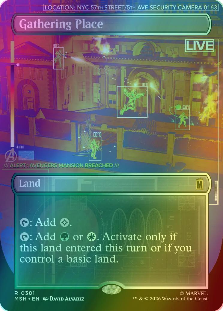 Gathering Place [381] [Borderless] [Marvel Super Heroes] [Foil]