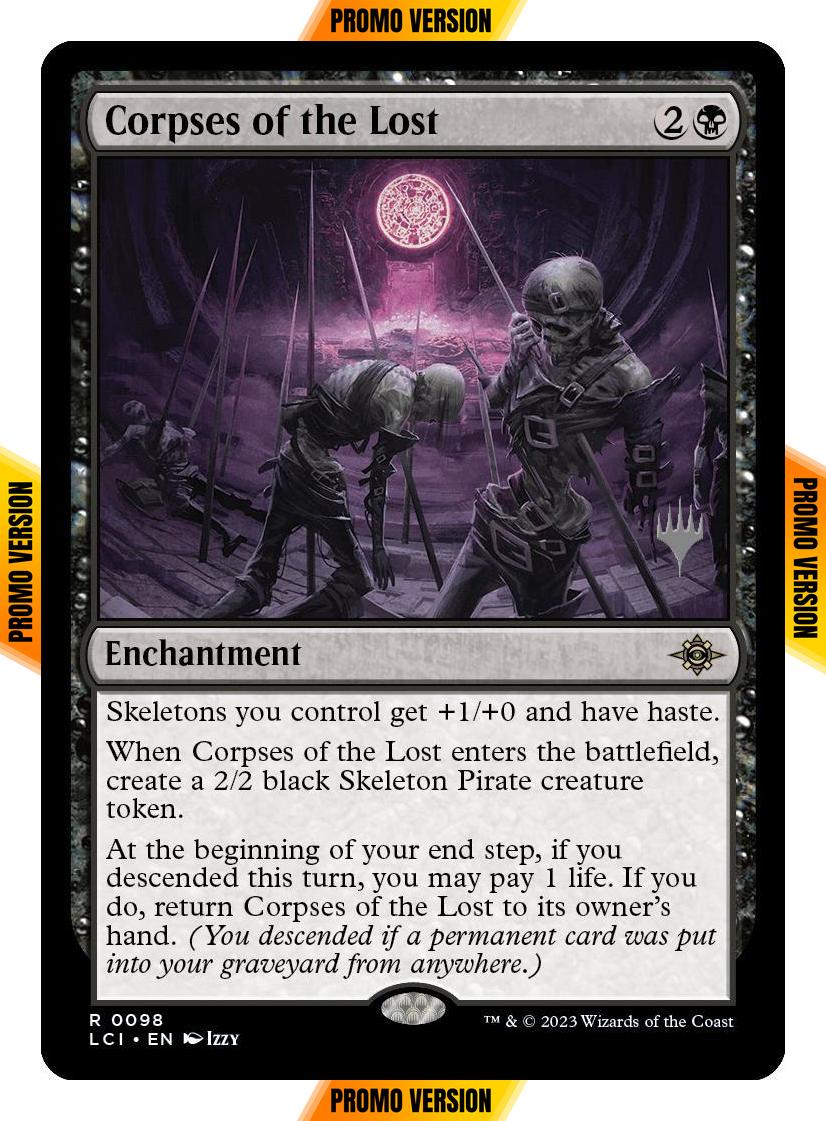 Corpses of the Lost [98p] [Promo Pack] [The Lost Caverns of Ixalan: Promos] [Non-Foil]