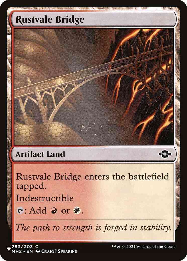 Rustvale Bridge [MH2-253] [The List] [Non-Foil]