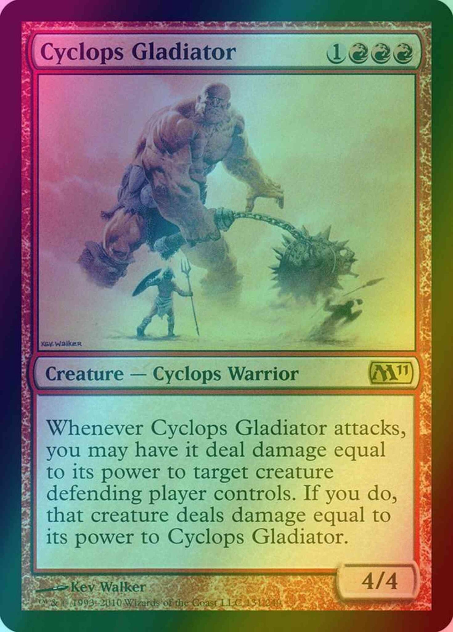 Cyclops Gladiator [131] [Magic 2011] [Foil]