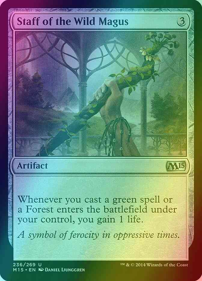 Staff of the Wild Magus [236] [Magic 2015] [Foil]