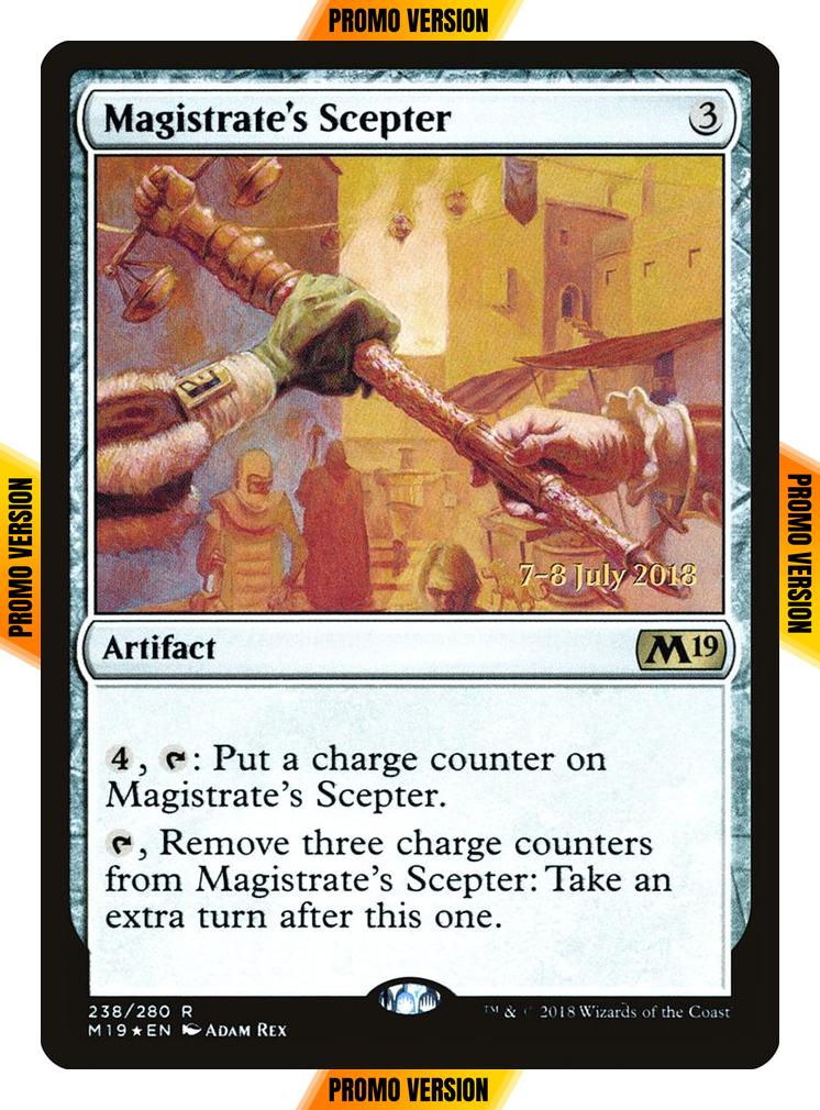 Magistrate's Scepter [238s] [Core Set 2019 Promos] [Foil]