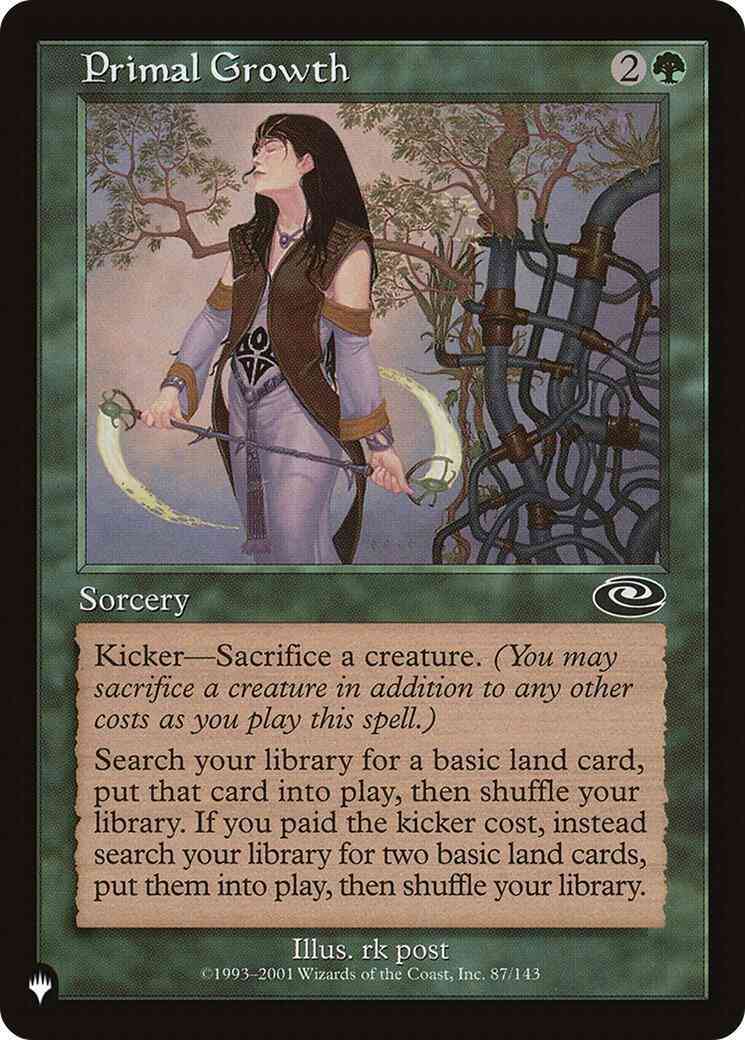 Primal Growth [PLS-87] [The List] [Non-Foil]