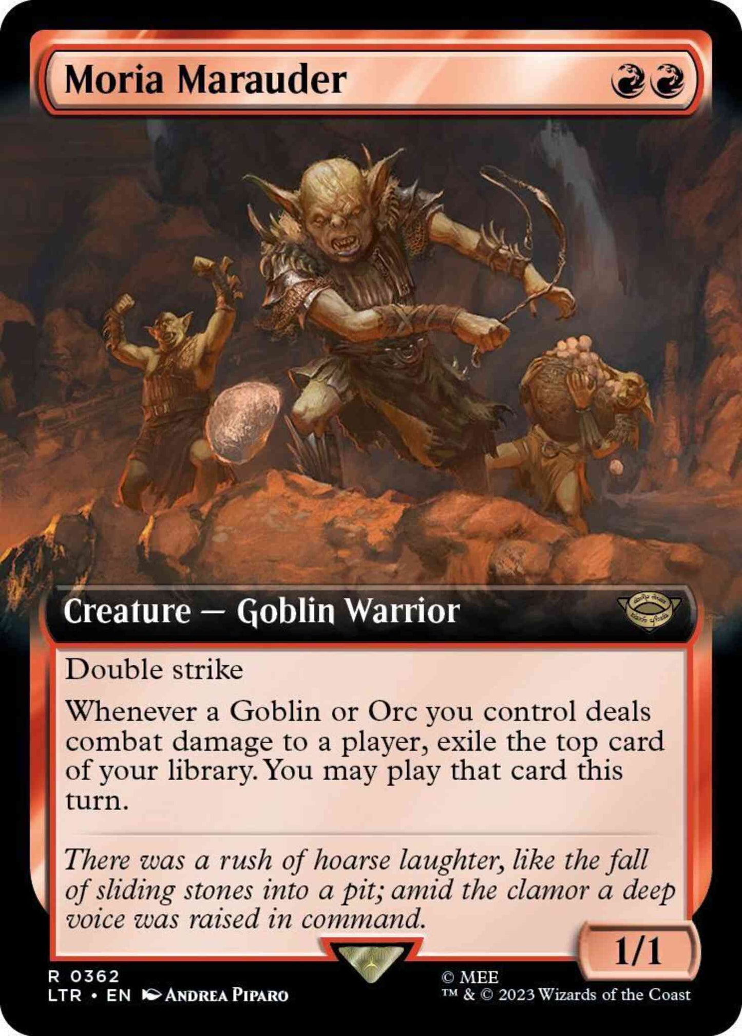 Moria Marauder [362] [Extended Art] [The Lord of the Rings: Tales of Middle-earth] [Non-Foil]