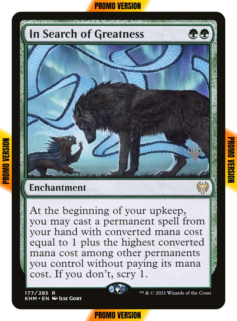 In Search of Greatness [Promo Pack] [177p] [Kaldheim Promos] [Non-Foil]