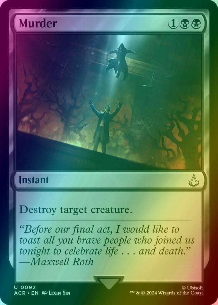 Murder [92] [Assassin's Creed] [Foil]