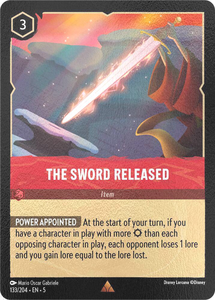The Sword Released - 133/204 [Shimmering Skies] [Cold Foil]