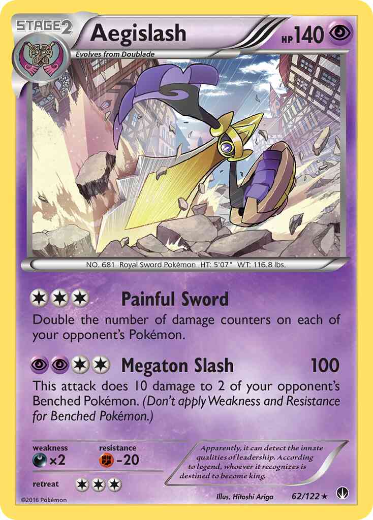 Aegislash - 62/122 - Rare Holo [xy9-62] [Holo]
