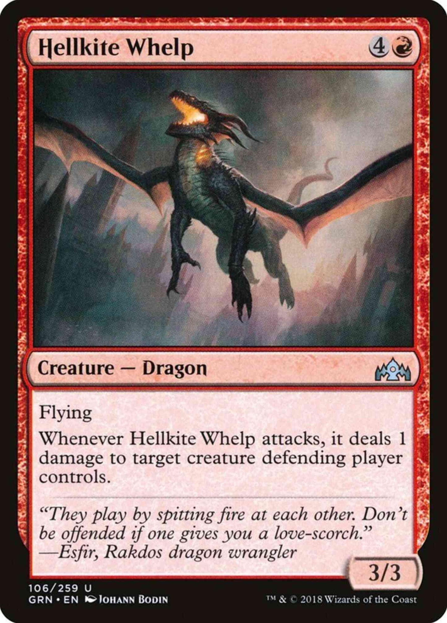 Hellkite Whelp [106] [Guilds of Ravnica] [Non-Foil]