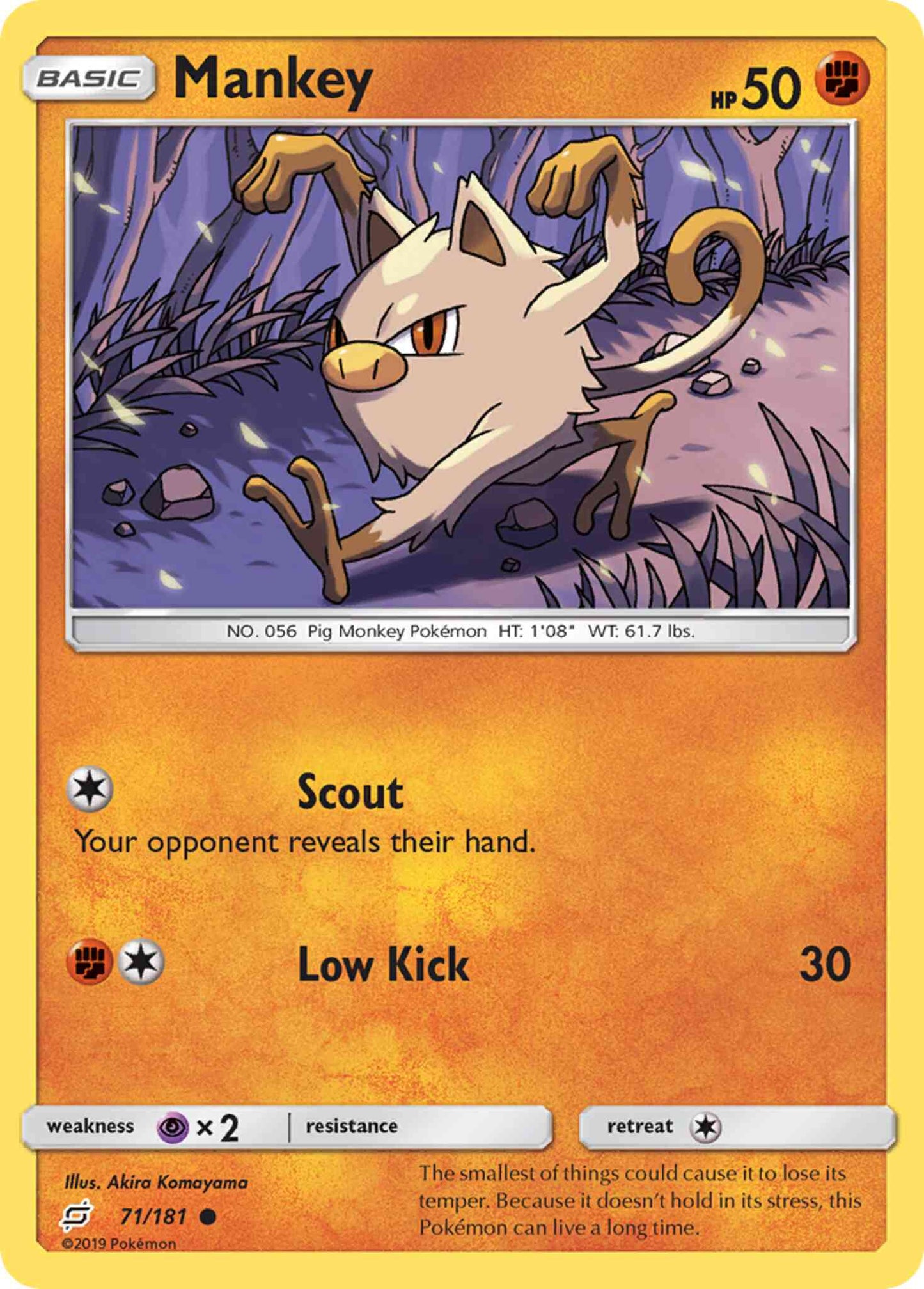 Mankey - 71/181 - Common [sm9-71] [Non-Holo]