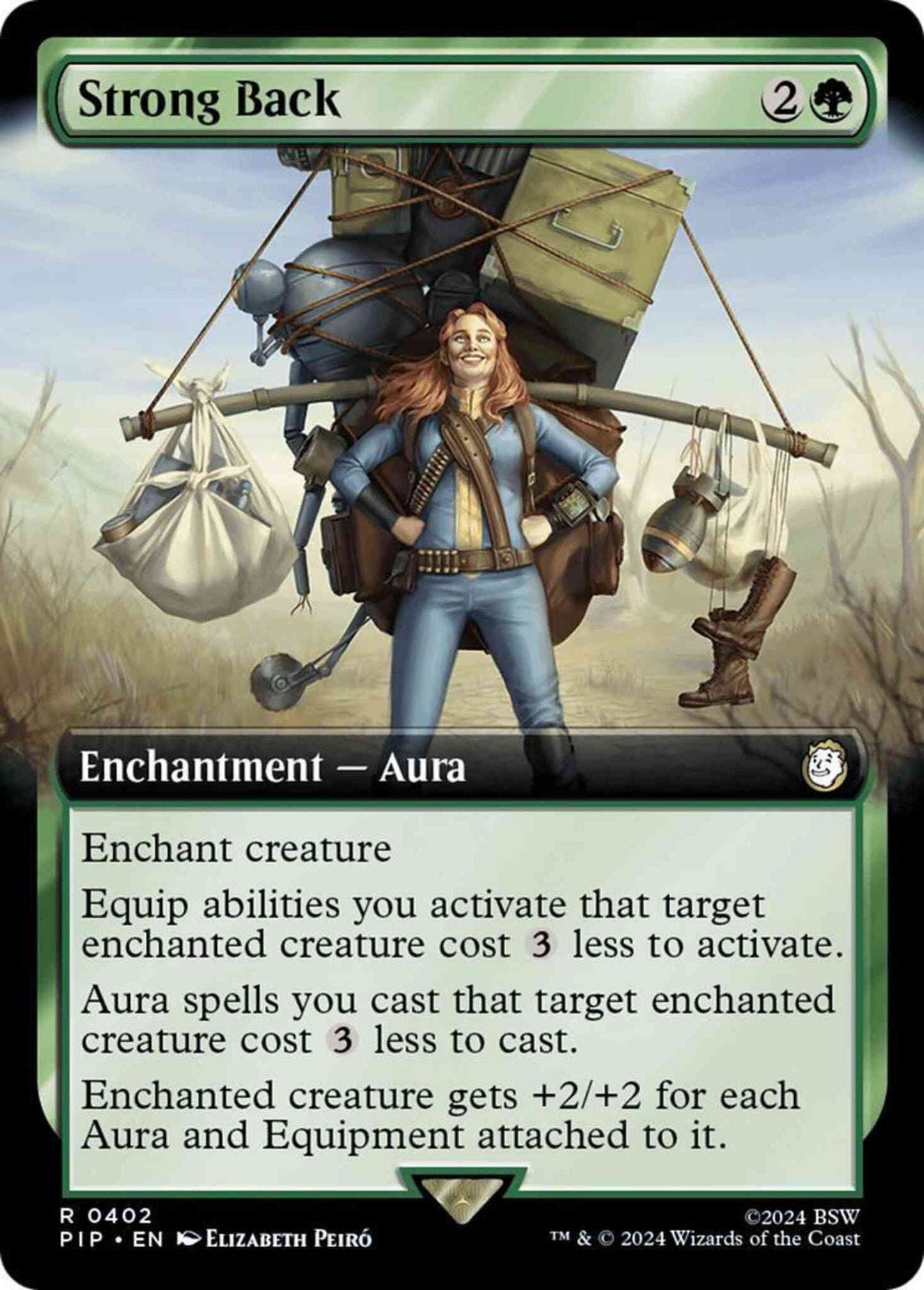 Strong Back [402] [Extended Art] [Fallout] [Non-Foil]