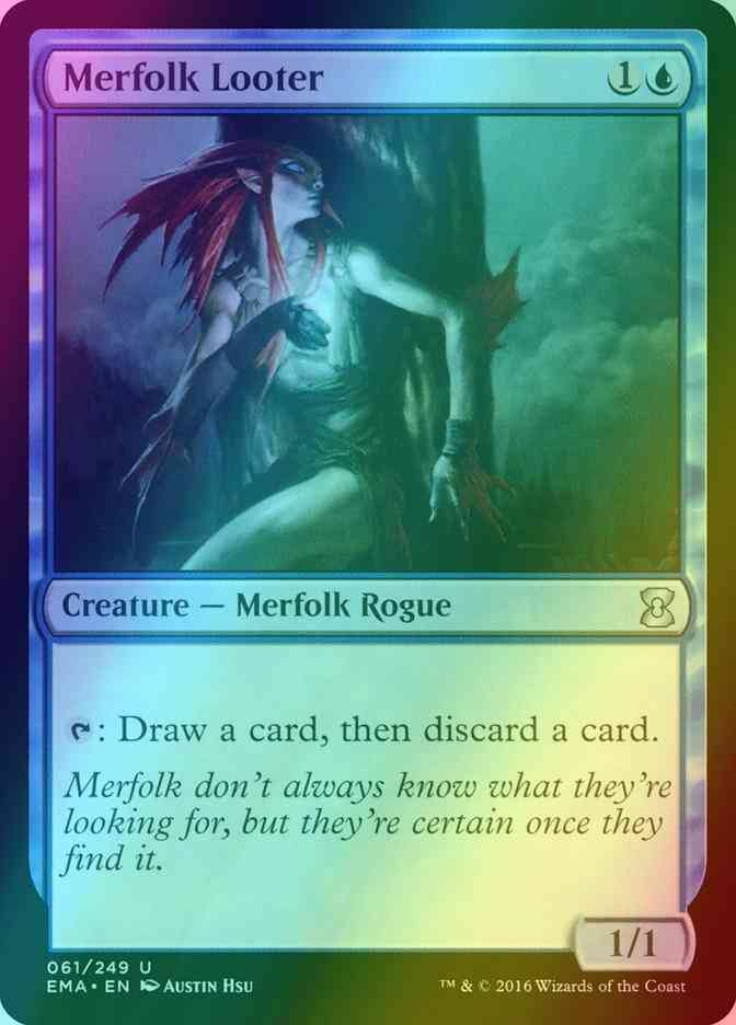 Merfolk Looter [61] [Eternal Masters] [Foil]
