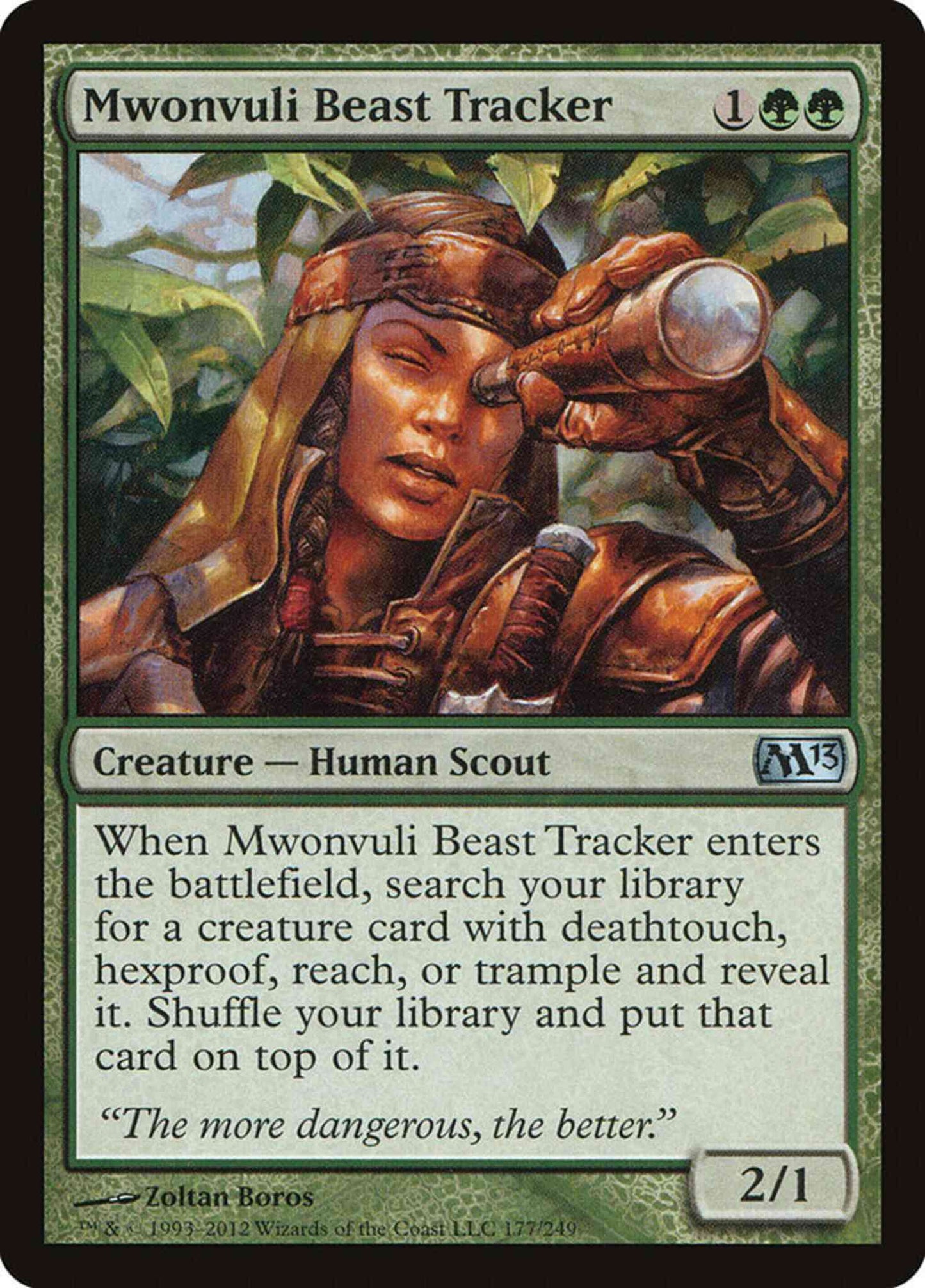 Mwonvuli Beast Tracker [177] [Magic 2013] [Non-Foil]