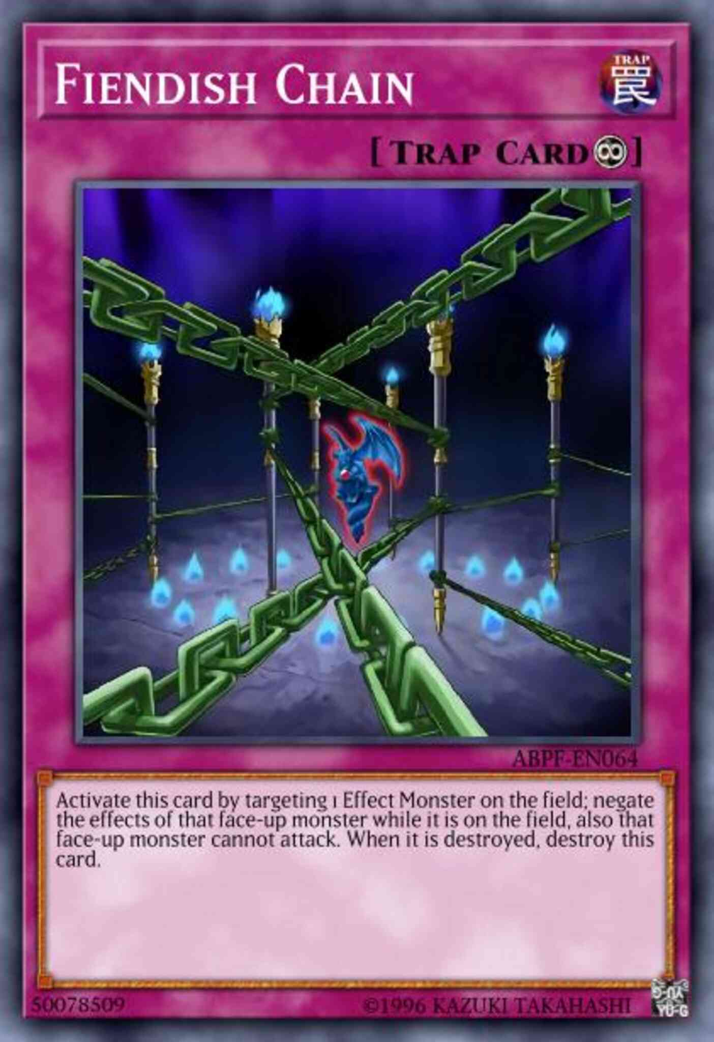 Fiendish Chain - LCKC-EN095 - Ultra Rare - 1st Edition