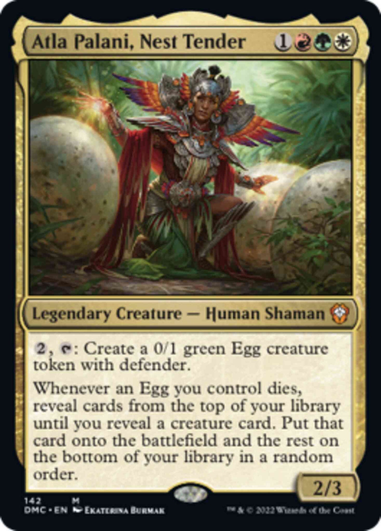 Atla Palani, Nest Tender [142] [Dominaria United: Commander] [Non-Foil]