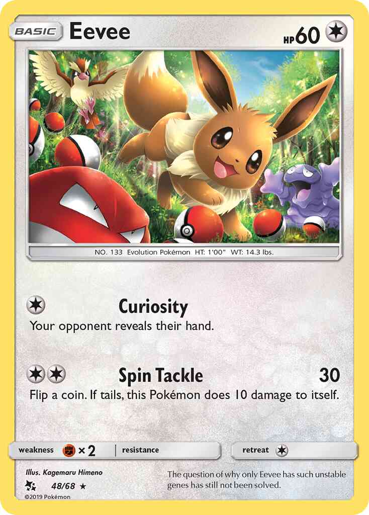 Eevee - 48/68 - Rare Holo [sm115-48] [Holo]