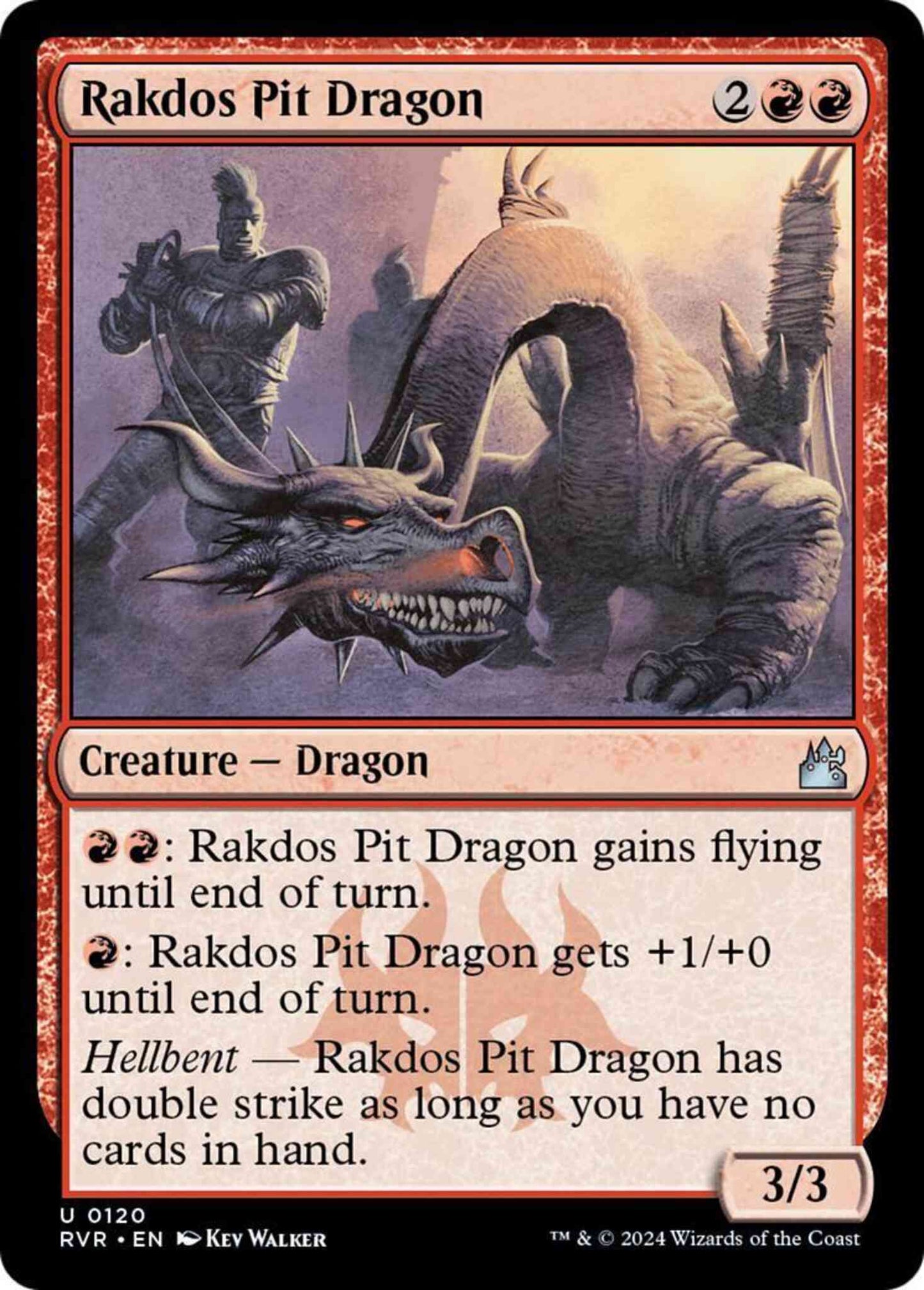 Rakdos Pit Dragon [120] [Ravnica Remastered] [Non-Foil]