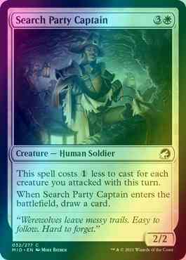 Search Party Captain [32] [Innistrad: Midnight Hunt] [Foil]