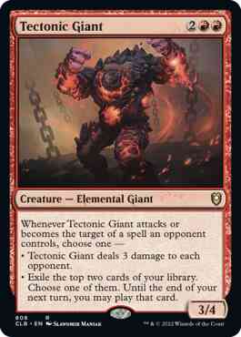 Tectonic Giant [808] [Commander Legends: Battle for Baldur's Gate] [Non-Foil]