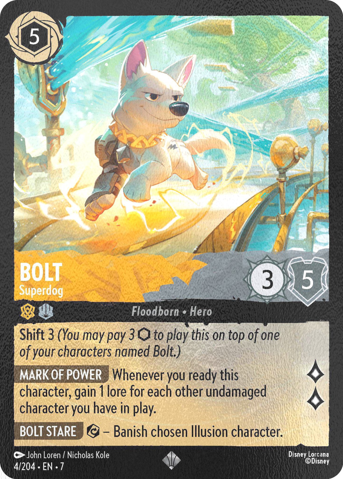 Bolt - Superdog - 4/204 [Archazia's Island] [Cold Foil]
