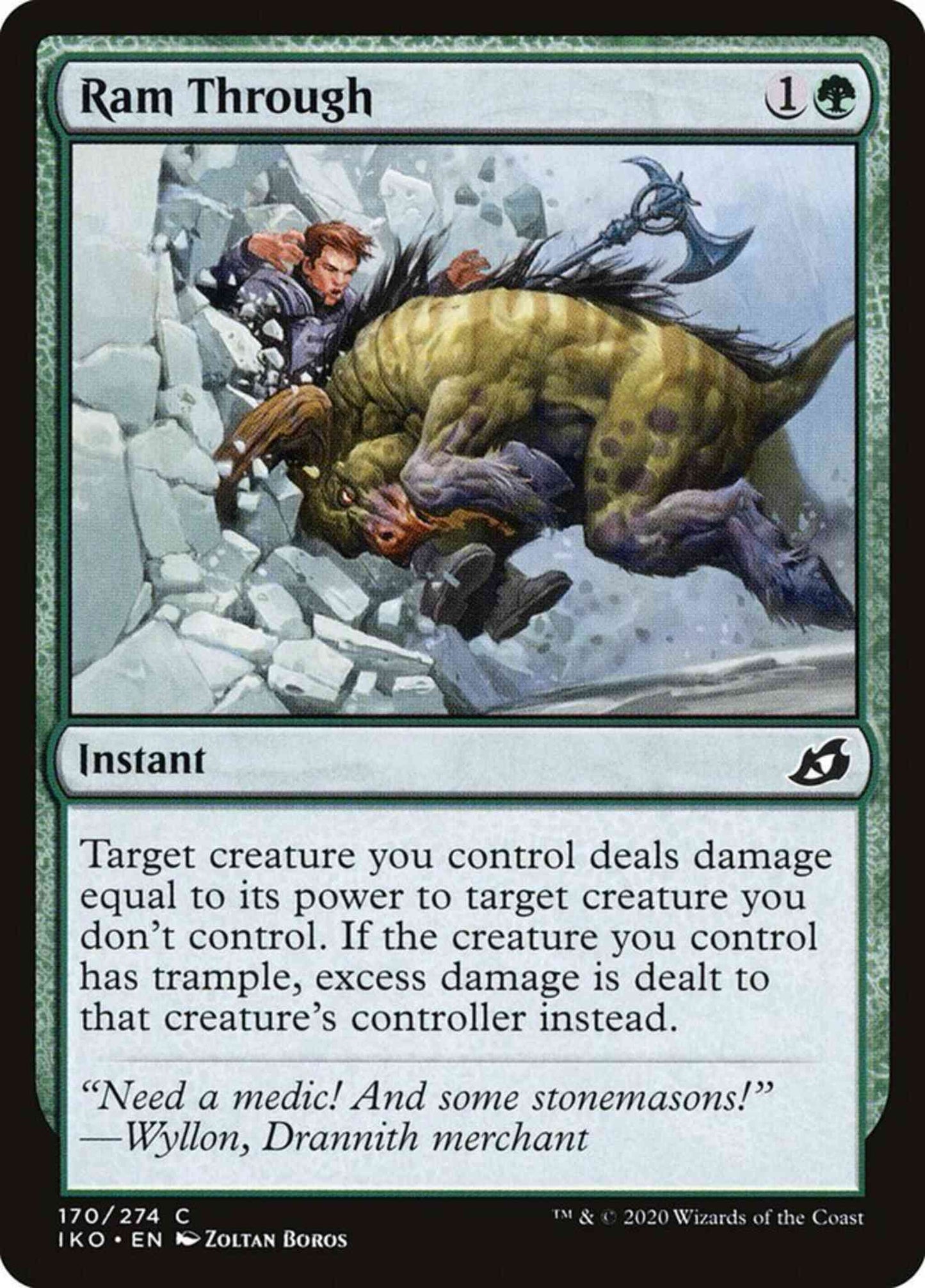 Ram Through [170] [Ikoria: Lair of Behemoths] [Non-Foil]
