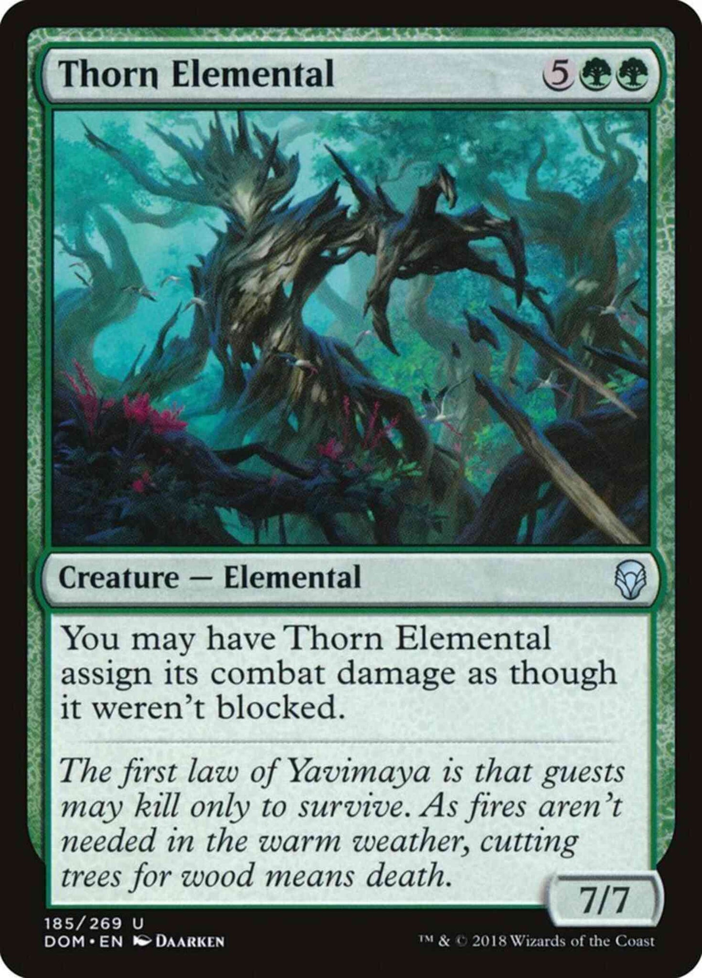 Thorn Elemental [185] [Dominaria] [Non-Foil]
