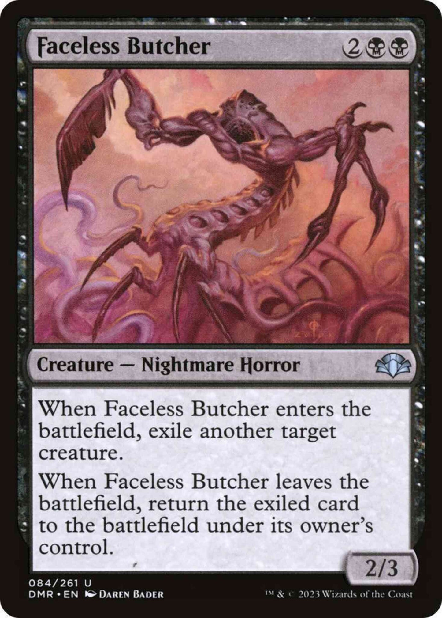 Faceless Butcher [84] [Dominaria Remastered] [Non-Foil]