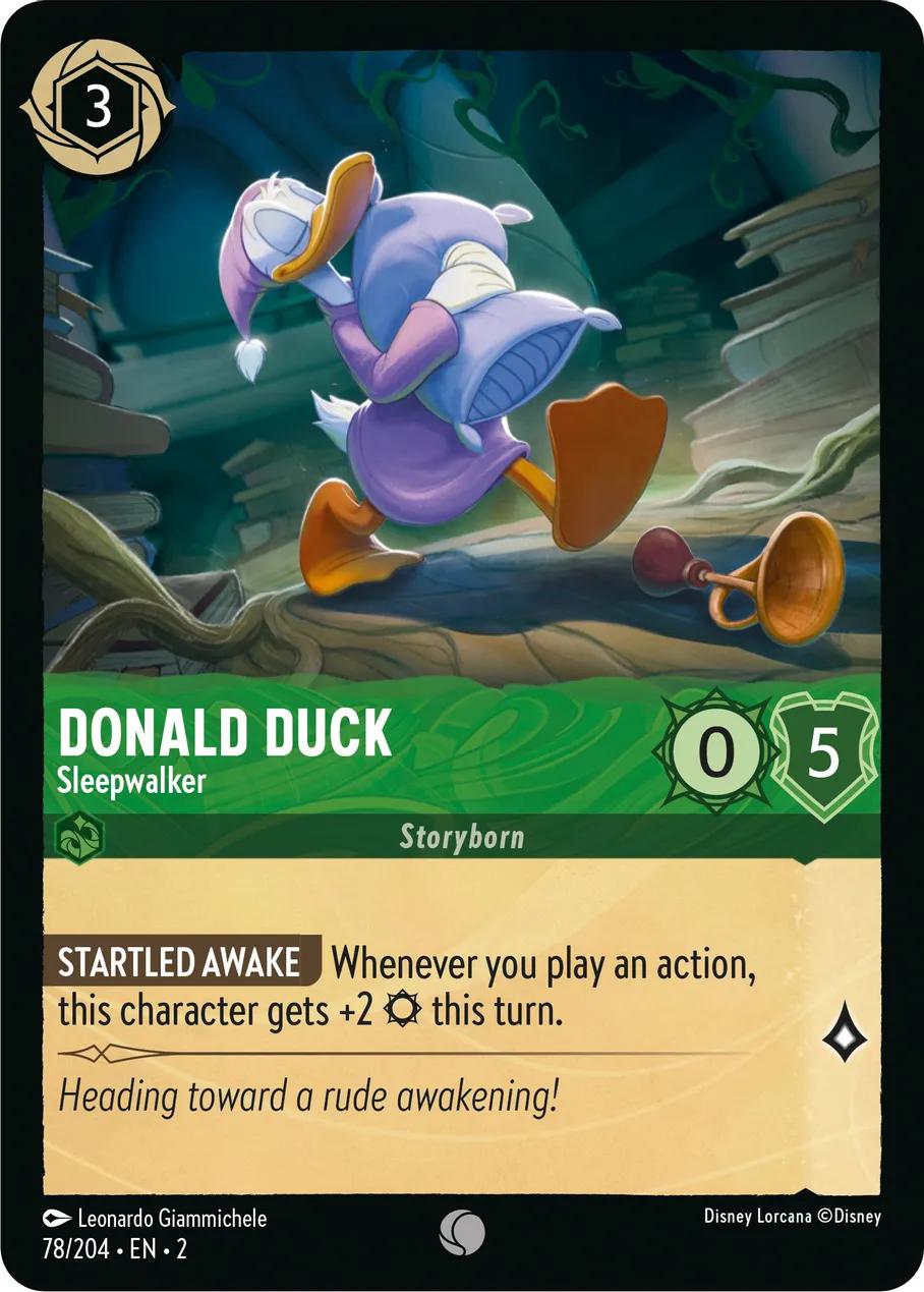 Donald Duck - Sleepwalker - 78/204 [Rise Of The Floodborn] [Cold Foil]