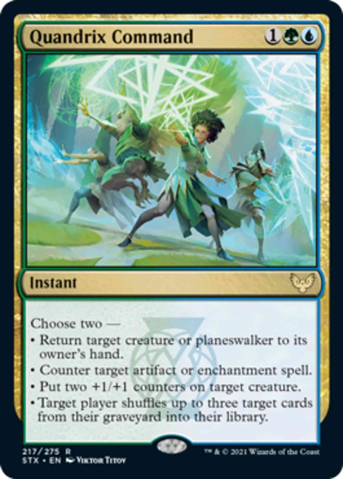 Quandrix Command [217] [Strixhaven: School of Mages] [Non-Foil]