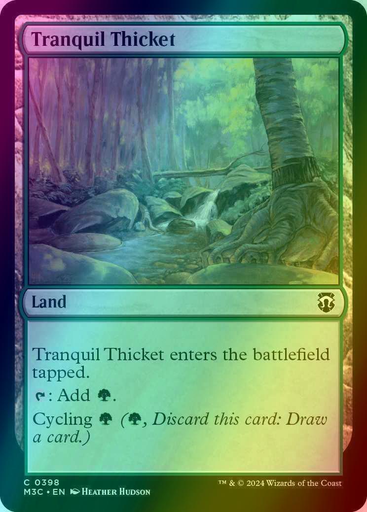 Tranquil Thicket [398] [Modern Horizons 3: Commander] [Ripple Foil]