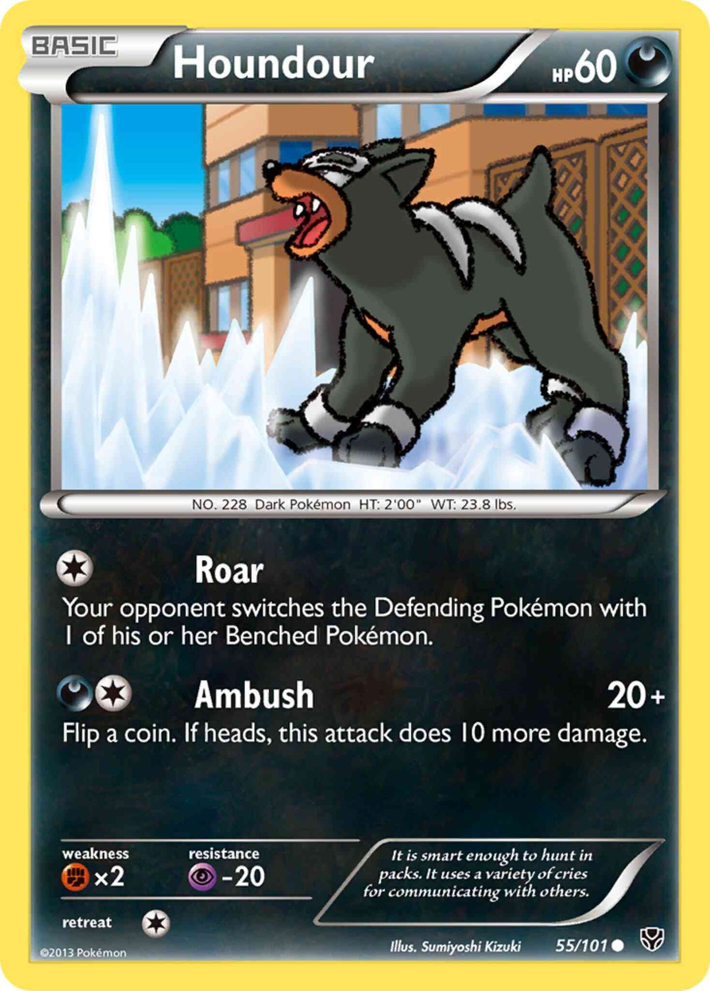 Houndour - 55/101 - Common [bw10-55] [Non-Holo]