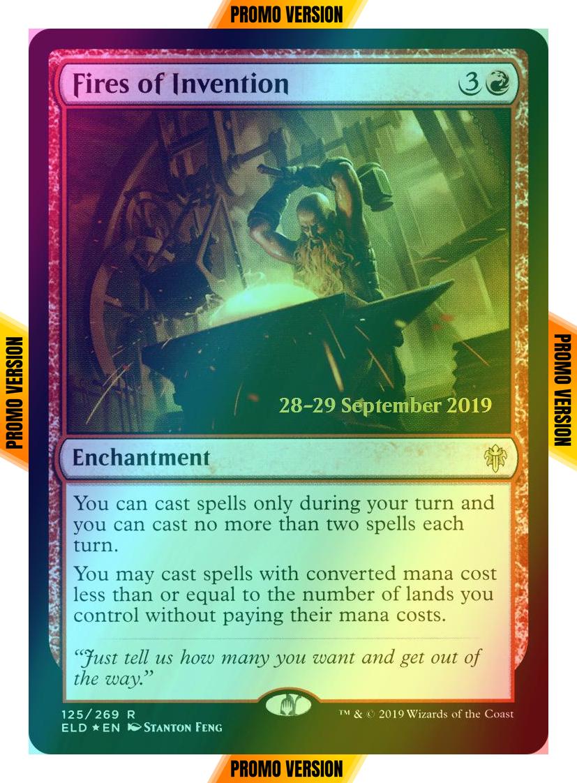 Fires of Invention [125s] [Throne of Eldraine Promos] [Foil]