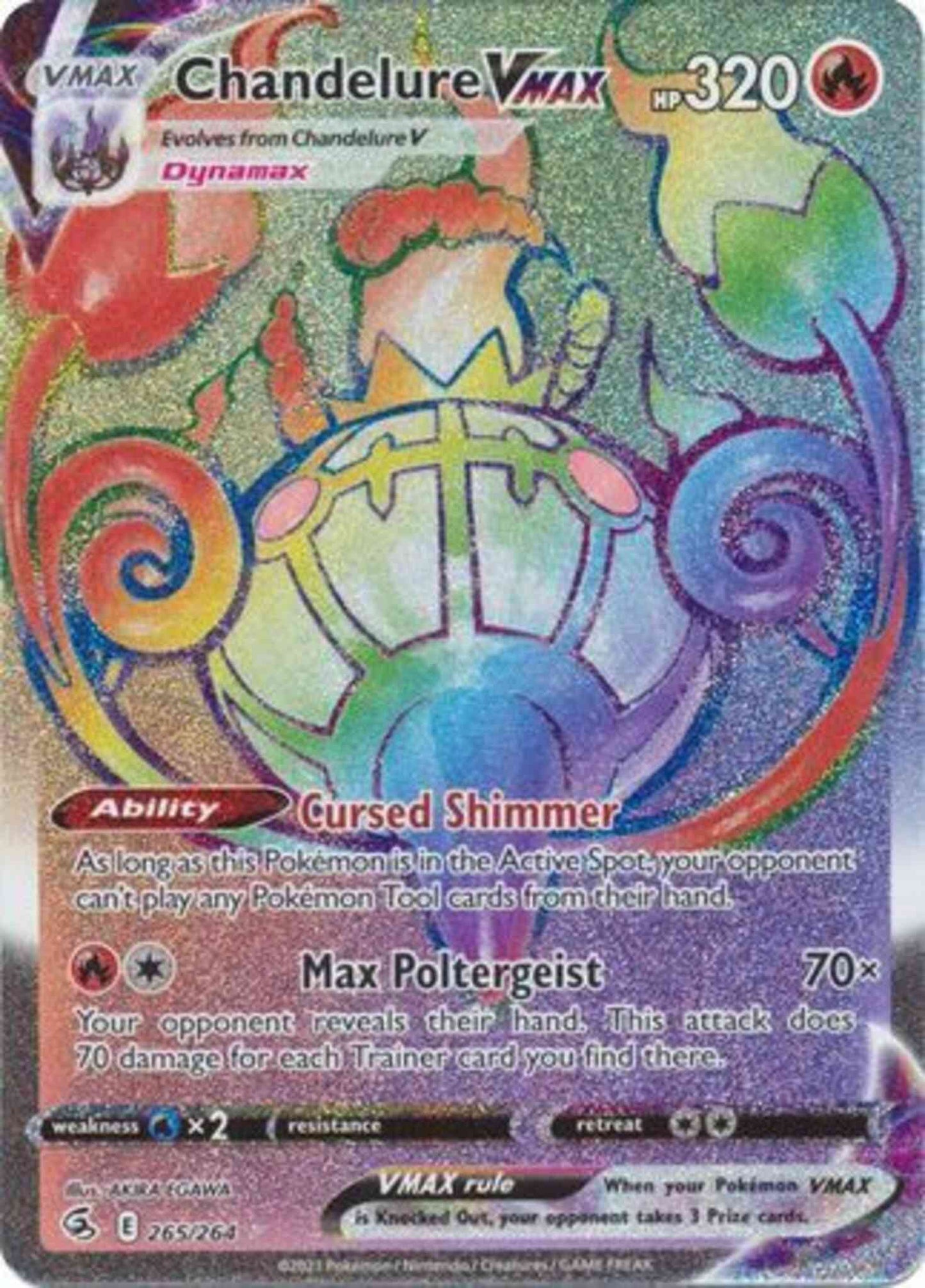 Chandelure VMAX - 265/264 - Rare Secret [SWSH8-265] [Secret]