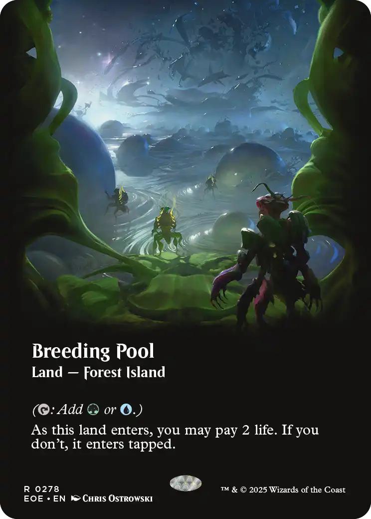 Breeding Pool [278] [Borderless] [Viewport] [Edge of Eternities] [Non-Foil]
