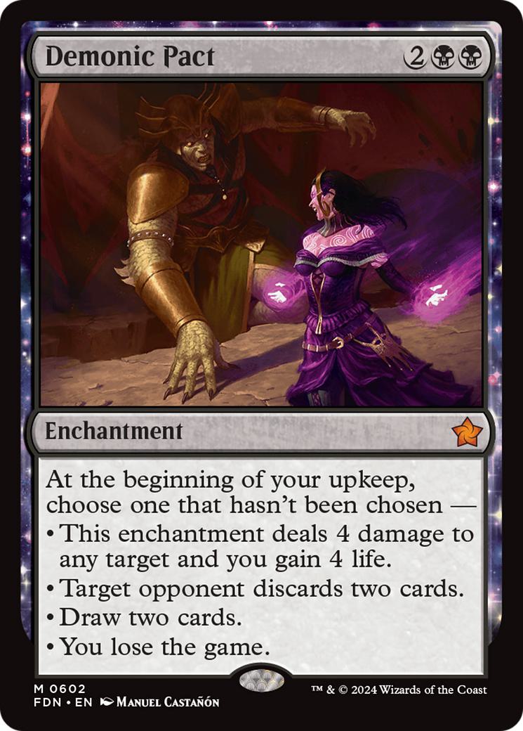 Demonic Pact [602] [Foundations] [Non-Foil]