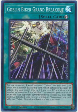 Goblin Biker Grand Breakout - ROTA-EN057 - Super Rare - 1st Edition