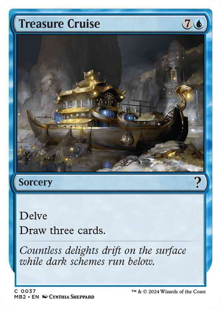 Treasure Cruise [37] [White Border] [Mystery Booster 2] [Non-Foil]