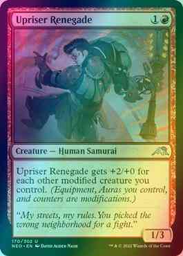 Upriser Renegade [170] [Kamigawa: Neon Dynasty] [Foil]