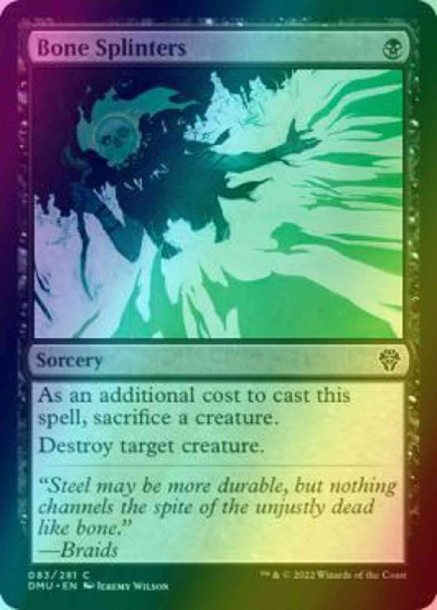 Bone Splinters [83] [Dominaria United] [Foil]