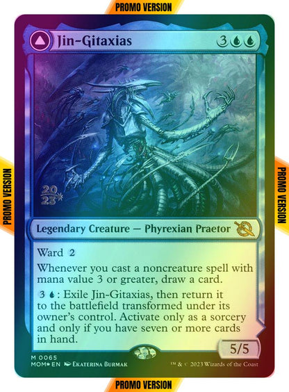 Jin-Gitaxias // The Great Synthesis [65s] [Prerelease] [March of the Machine: Promos] [Foil]