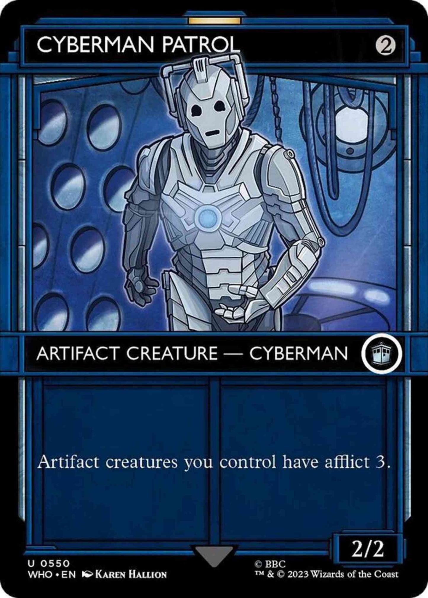 Cyberman Patrol [550] [TARDIS Showcase] [Universes Beyond: Doctor Who] [Non-Foil]